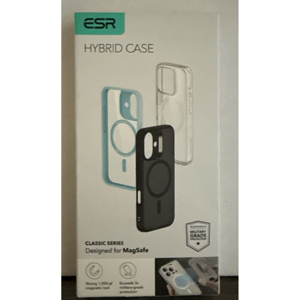 ESR Classic Hybrid Case-iPhone 16 Pro Max Clear-MagSafe, Shockproof J